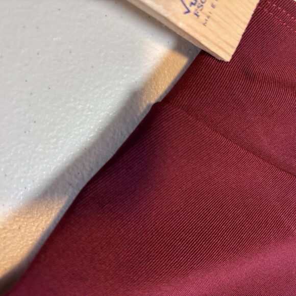 FormulaX  V Halter Neckline Open Back Burgundy 90's Y2K  Gorpcore size M made US - Picture 9 of 11